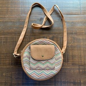 Earthbound Trading boho hippie round crossbody bag purse